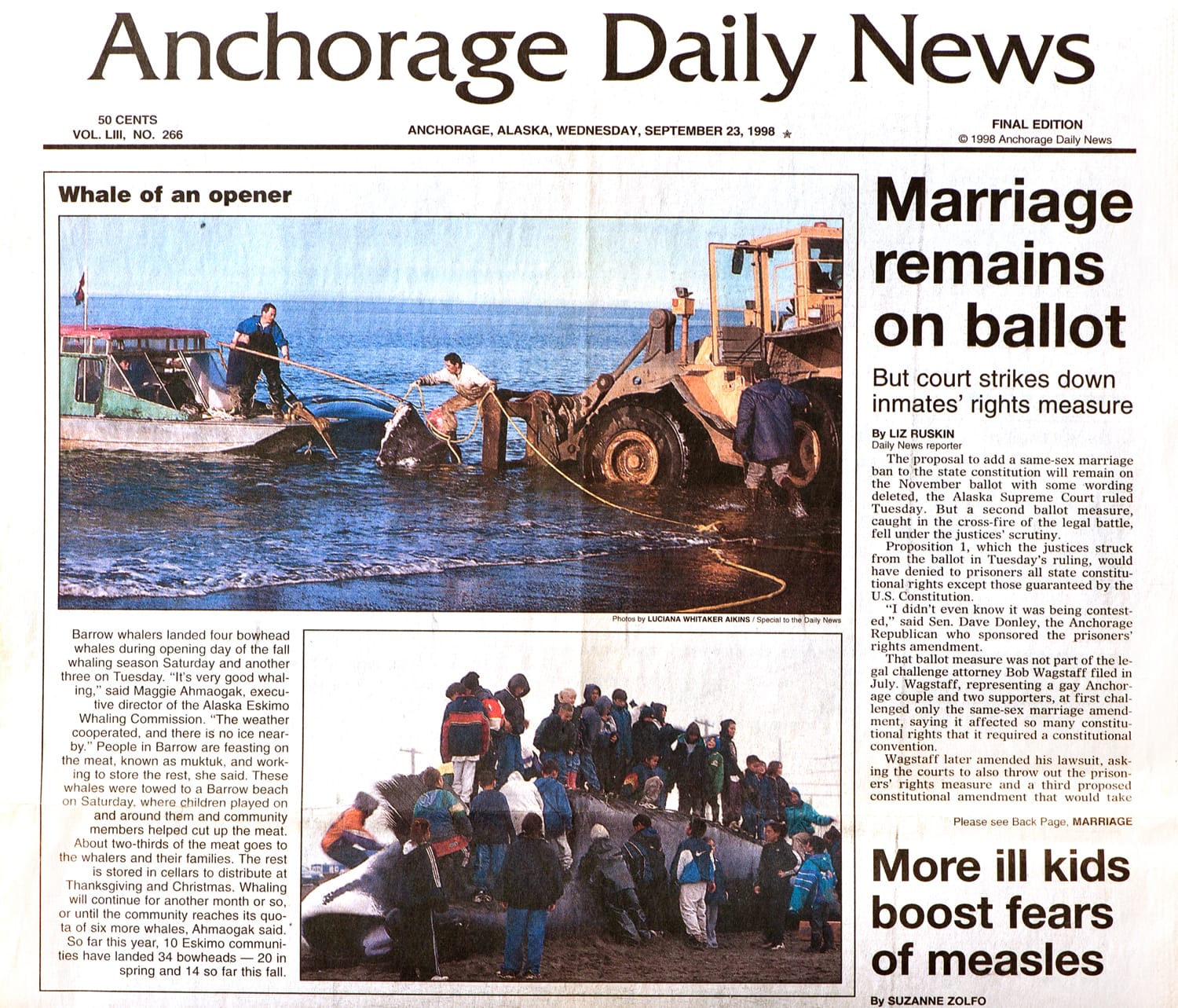 Anchorage Daily News, Estados Unidos